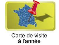 Carte de visite à l'année