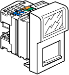 Prise type "RJ45"